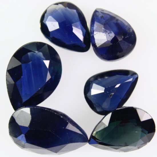 Unmounted natural sapphires