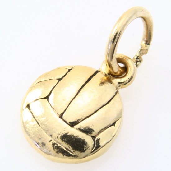 Estate James Avery 14K yellow gold volleyball charm