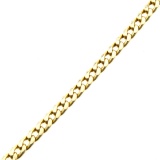 Estate 14K yellow gold curb chain