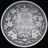 1885 Canada quarter