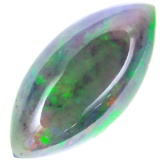 Unmounted black opal