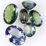 Unmounted natural tanzanites