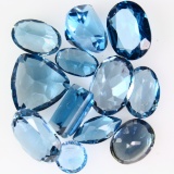 Unmounted blue zircon