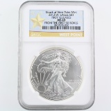 Certified 2012-(W) U.S. American Eagle silver dollar