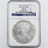 Certified 2013 U.S. American Eagle silver dollar