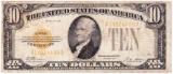 1928 U.S. $10 gold seal gold certificate