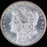 1881-CC U.S. Morgan silver dollar