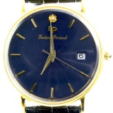 Estate Lucien Piccard 14K yellow gold diamond wristwatch