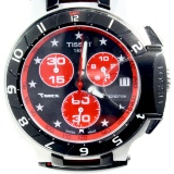 Estate Tissot PR100 stainless steel chronograph wristwatch