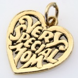 Estate James Avery 14K yellow “VERY SPECIAL MOM” charm