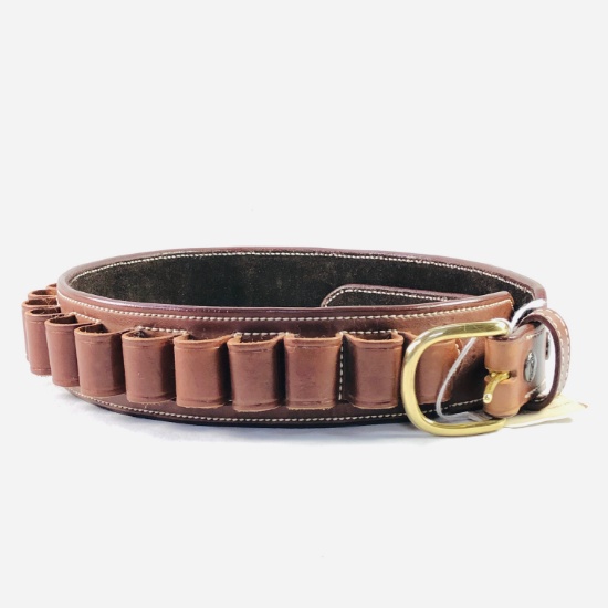 New Ross leather 12 ga ammo belt size 38