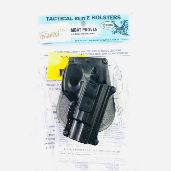 Lot of 4 new Fobus CZ-75 paddle holsters R/H