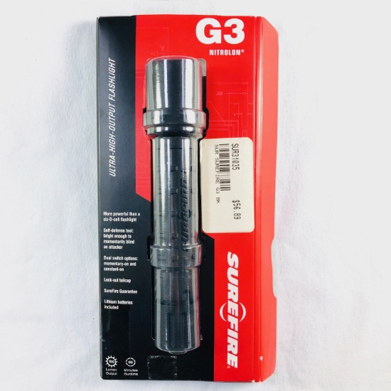New-in-the-box SureFire G3 flashlight