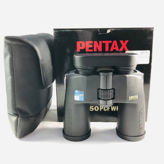 New-in-the-box Pentax 10x50 PCF WP II binoculars