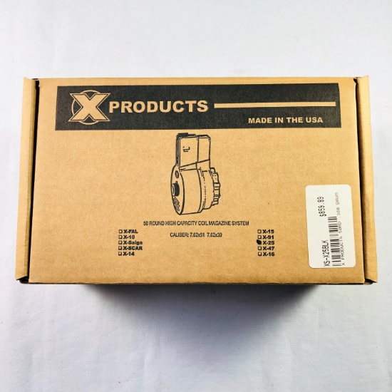 New X Products X-25 .308 Win 50-round capacity drum