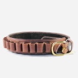 New Ross leather 12 ga ammo belt size 38