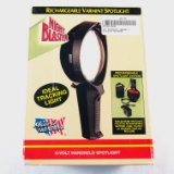 New-in-the-box Night Blaster rechargeable Varmint spotlight with black finish