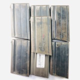 Lot of 6 used Fal Steel Medric .308 Win 20-round capacity magazines