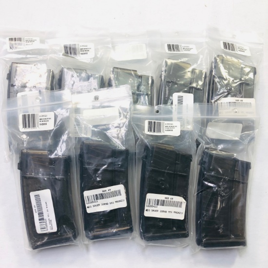 Lot of 9 new Sig Sauer 550/551 5.56x45mm 20-round capacity magazines