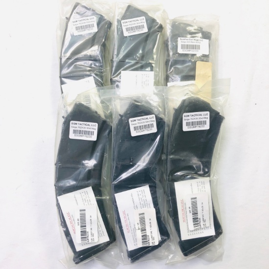 Lot of 6 new SGM Tactical Saiga 7.62x39mm 30-round capacity magazines