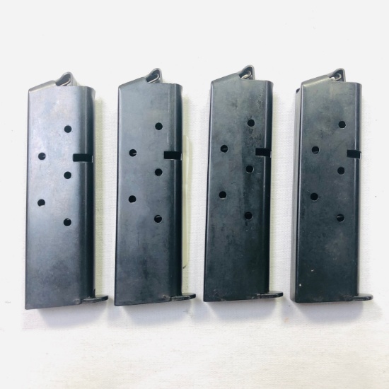 Lot of 4 new Colt Mustang .380 ACP 7-round capacity with BS EXT magazines