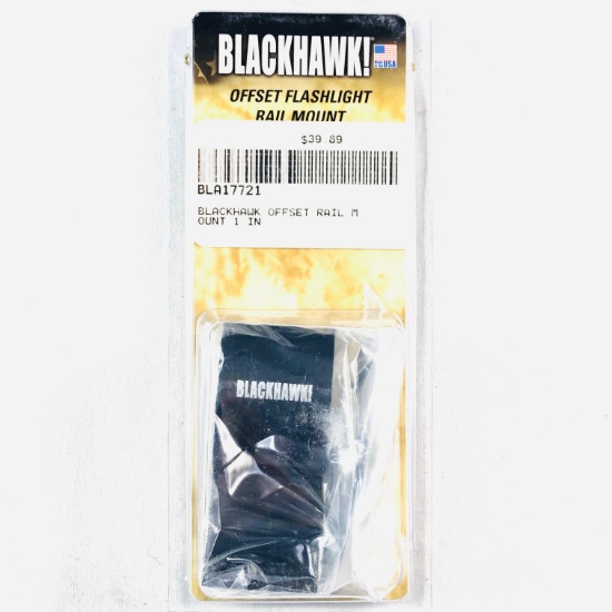 Lot of 4 new-in-the-box Blackhawk! offset flashlight rail mounts