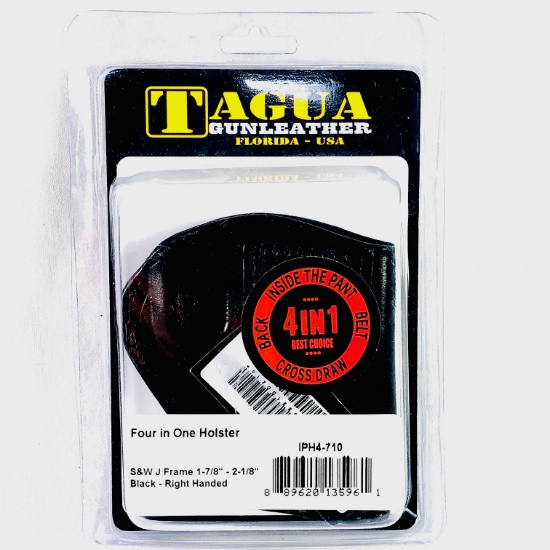 Lot of 3 new Tagua S&W J-frame revolver 4-in-1 holsters R/H 1 7/8" - 2 1/8" barrel