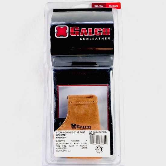 Lot of 2 new Galco Stow-N-Go Ruger LCP inside-the-pants holsters L/H