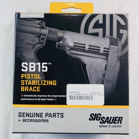 New-in-the-box Sig Sauer SB15 pistol stabilizing brace