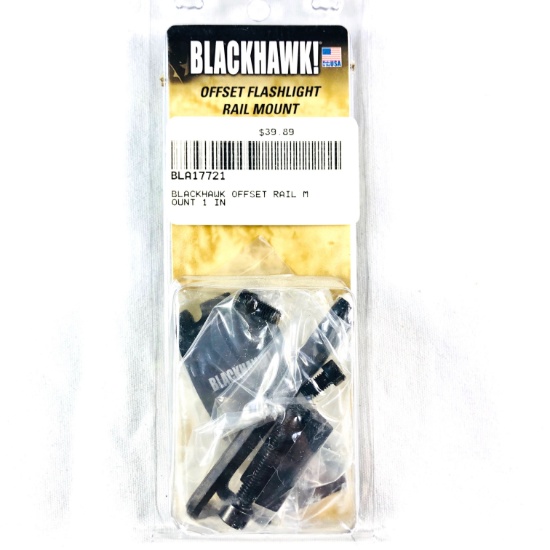 Lot of 5 new-in-the-box Blackhawk! Offset flashlight rail mounts