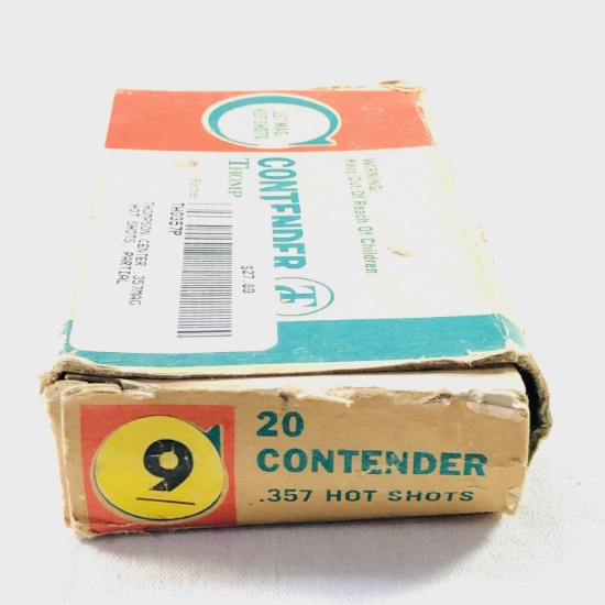 Lot of 20 rounds of new-in-the-box Thompson Contender .357 Mag cal Hot Shots #9 shot pistol ammo