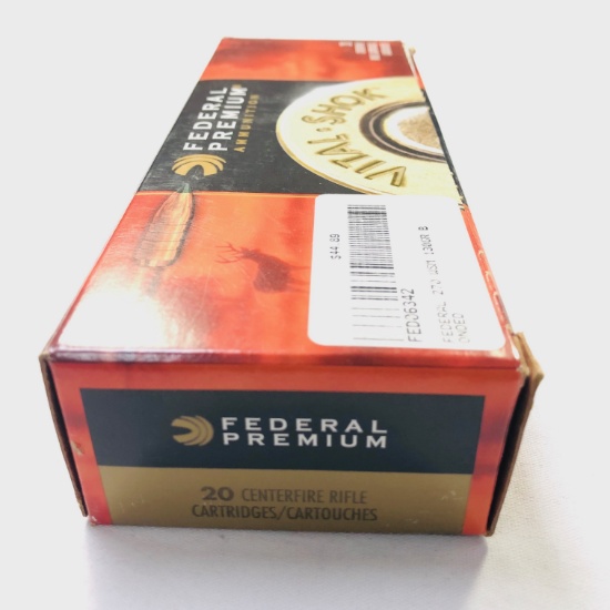 Lot of 20 rounds of new-in-the-box Federal Premium .270 WSM cal 130 gr Trophy Copper rifle ammo
