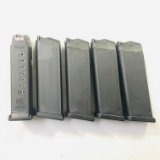 Lot of 5 new Glock 19 9mm 10-round capacity magazines