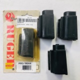 Lot of 4 new & used Ruger 96/94 .44 Mag 4-round capacity magazines