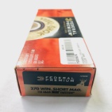 Lot of 20 rounds of new-in-the-box Federal Premium .270 Win Short Mag cal 150 gr rifle ammo