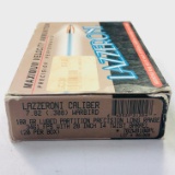 Lot of 20 rounds of new-in-the-box Lazzeroni 7.82 (.308) Warbird cal 100 gr lubed part. rifle ammo