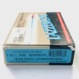 Lot of 20 rounds of new-in-the-box Lazzeroni 7.82 (.308) Warbird cal 180 gr PSPCL rifle ammo