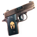 New-in-the-box Sig Sauer Molon Labe Spartan edition P238 semi-automatic pistol, .380 ACP cal