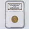 Certified 2007-W U.S. Jamestown commemorative $5 gold coin