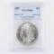 Certified 1885 U.S. Morgan silver dollar