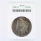 Certified 1896-S U.S. Morgan silver dollar
