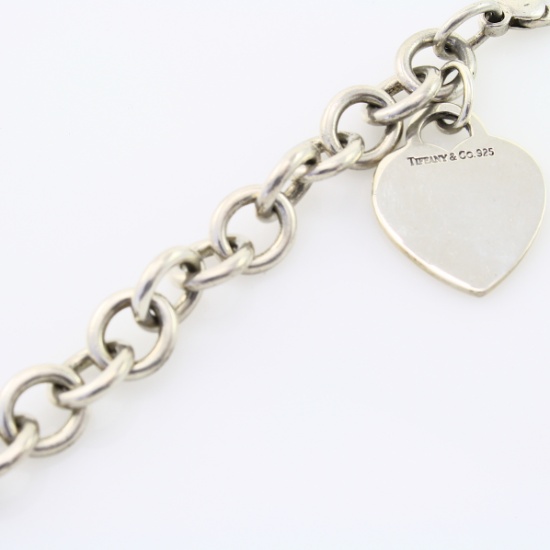 Authentic estate Tiffany & Co sterling silver Tiffany Hearts heart tag bracelet