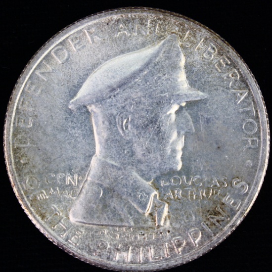 1947-S Philippines silver MacArthur commemorative peso