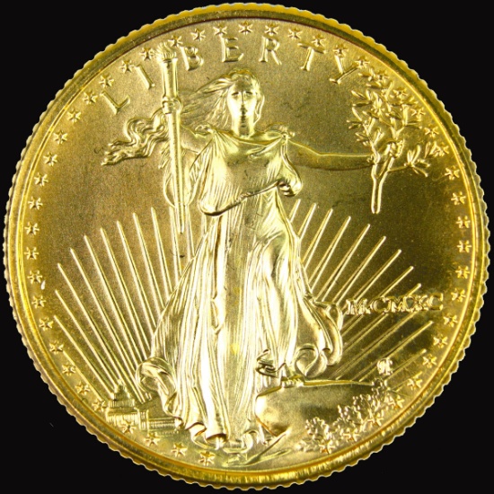1990 U.S. American Eagle $10 1/4oz gold coin