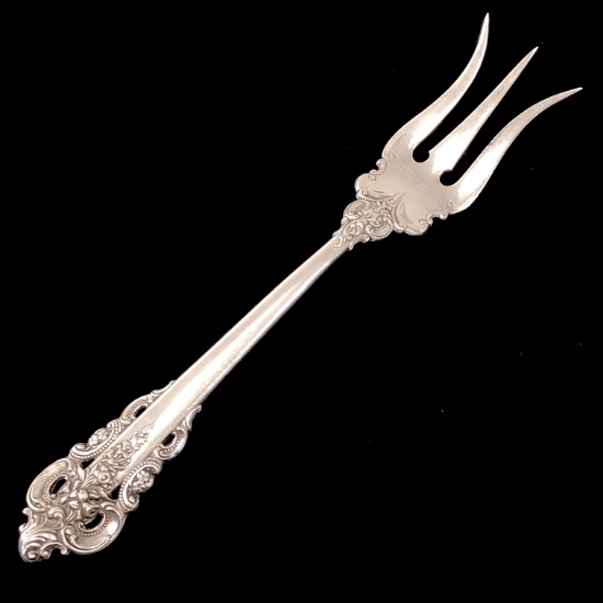 Estate Wallace Grande Baroque sterling silver seafood fork