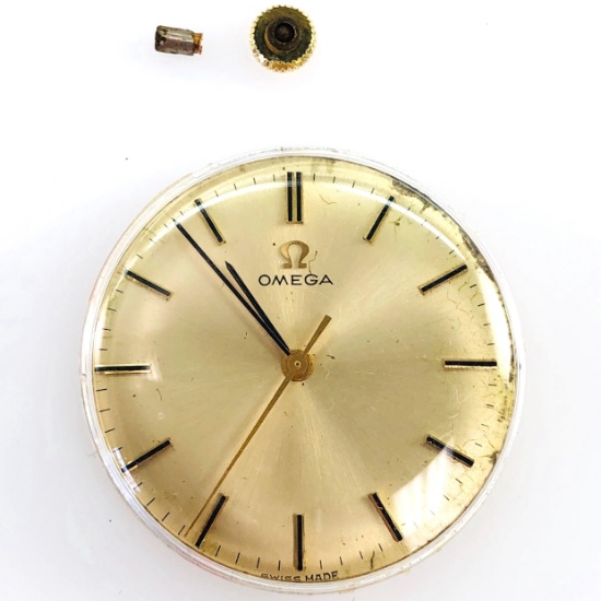 Authentic estate Omega Genève gold-plated movement