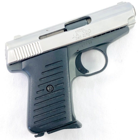 Estate Jimenez Arms J.A. 380 semi-automatic pistol, .380 ACP cal