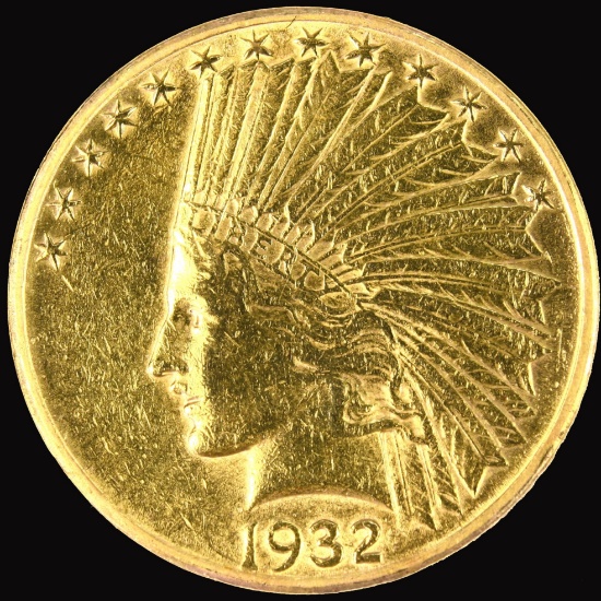 1932 U.S. $10 Indian head gold coin