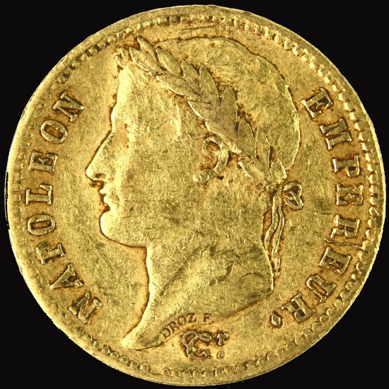 1811-W France 20 franc gold coin