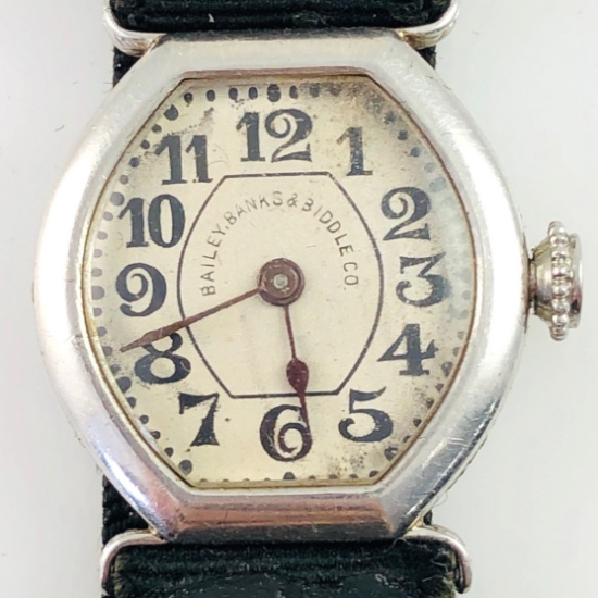 Estate C. Bonny Company platinum wristwatch